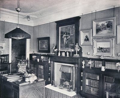 Knihovna kapitána Harveyho, Hampstead, c1903 od Frank William Brookman