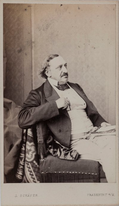 Portrét skladatele Friedricha von Flotowa 1812-1883, 1883. od Frankfurt . Photo studio J. Schäfer