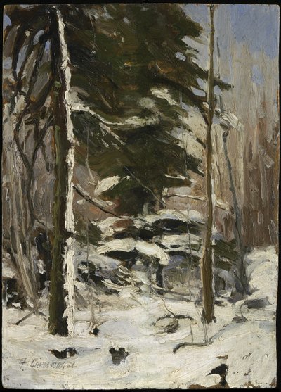 Edge of the Wood, kolem roku 1914 od Franklin Carmichael