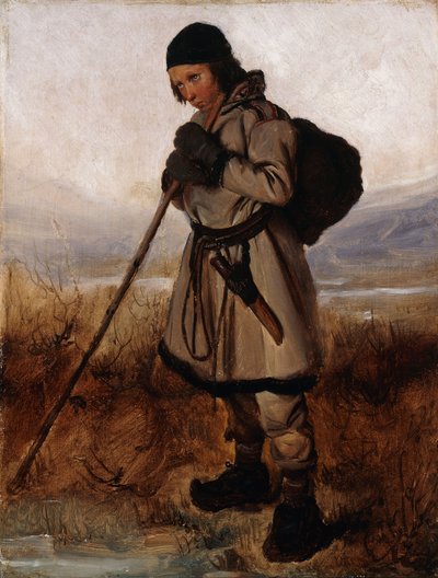 Laponec, od François Auguste Biard