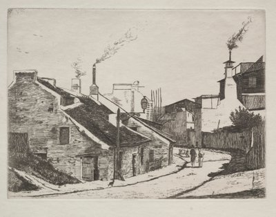 Country Street v Alouette od François Bonvin