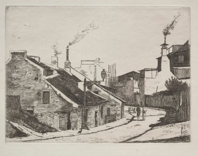 Country Street v Alouette, 1861. od François Bonvin