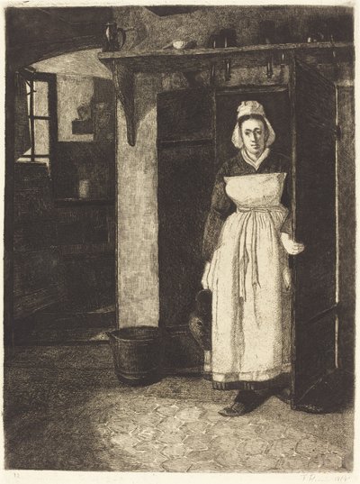 The Basement Door (La Sortie de Cave) od François Bonvin