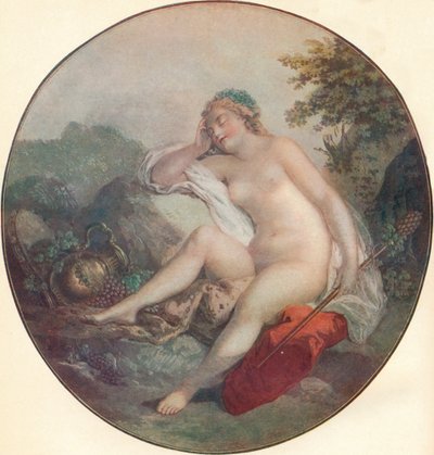 Bacchante, 18. století od François Boucher