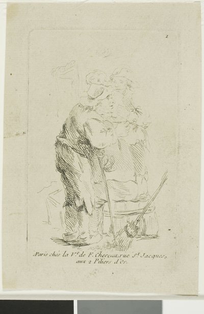 Špatně oblečený rolník od François Boucher