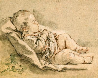 Spící dítě od François Boucher
