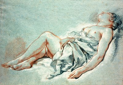 Spící dívka, od François Boucher