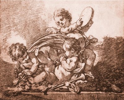 Alegorie podzimu od François Boucher