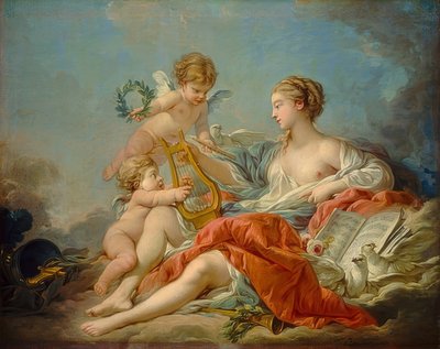 Alegorie hudby. 1764 od François Boucher