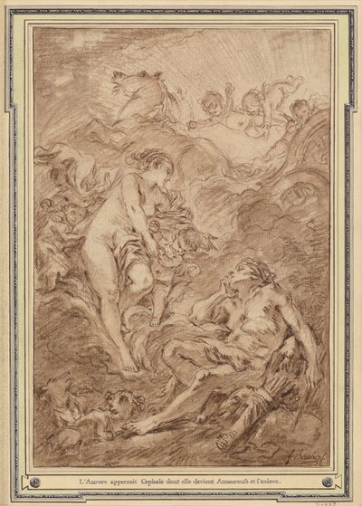 Aurora a Cephalus od François Boucher