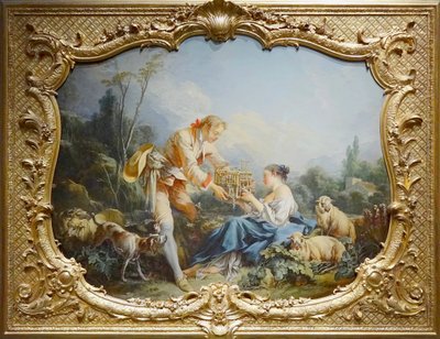 Boucher - Žalostný pastýř, Paříž, Archives nationales, Hôtel de Soubise od François Boucher