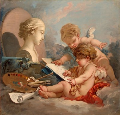 Amorci. Alegorie malby od François Boucher