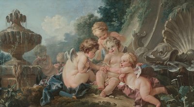 Cupids in Conspiracy, 40. léta 18. století od François Boucher