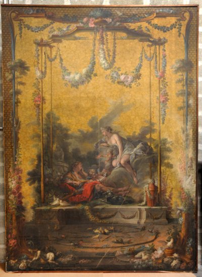 François BOUCHER, Maurice JACQUES - CARTON DE TAPISSERIE. AURORE ET CEPHALE, GOB-21-001 od François Boucher