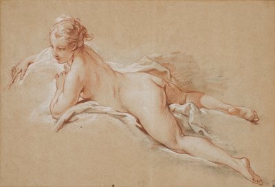 Francouzština: Žena ležící na břiše od François Boucher