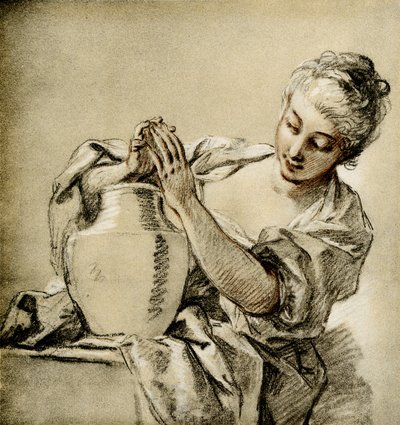 Dívka u studny od François Boucher
