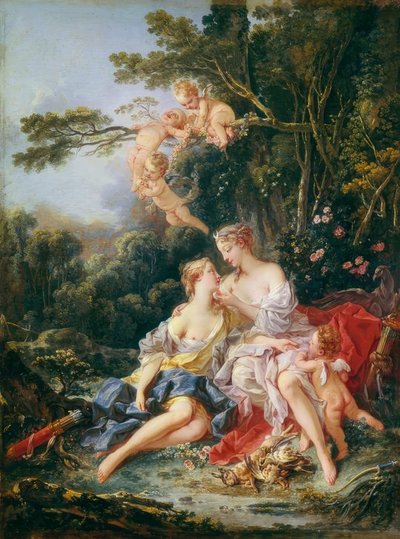 Jupiter a Callisto od François Boucher