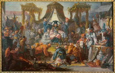 Audience císaře Číny od François Boucher