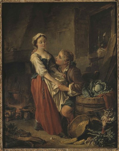Krásná kuchařka, 1735. od François Boucher