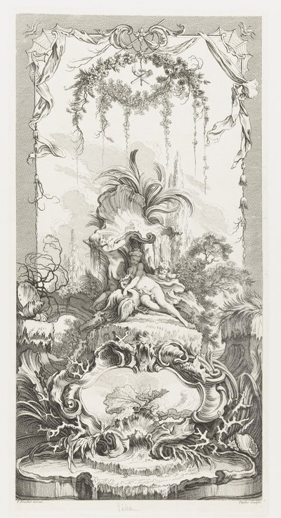Leda v nových dílech pro obrazovky (nové koncepty pro obrazovky) od François Boucher