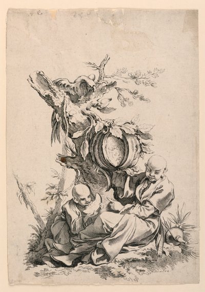 Le Gout (Taste) ze série Les Cinq Senses (The Five Senses) od François Boucher