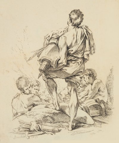 Nová kniha různých postav, 1751. od François Boucher