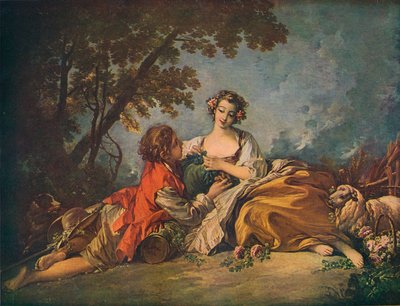 Pastorační předmět, 18. století od François Boucher