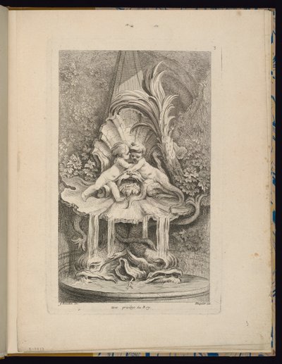 Deska 3, Receuil de Fontaines (sbírka fontán) od François Boucher