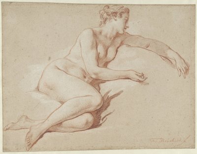 Ležící ženský akt Ležící ženský akt, otočený vpravo od François Boucher