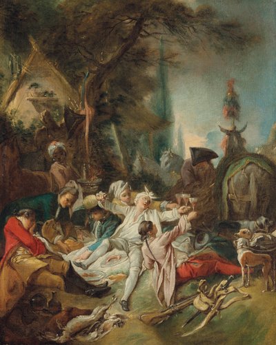 Odpočívej na lovu. od François Boucher