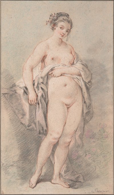 Stojící nahá dívka od François Boucher