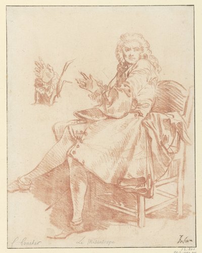 Studium pro Alceste Návrh na ilustraci Le Misanthrope