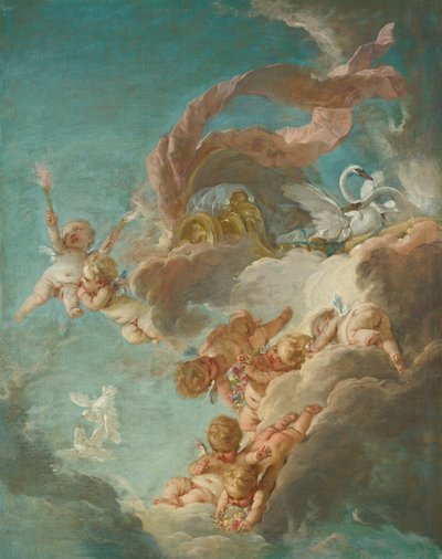 Venušin vůz od François Boucher