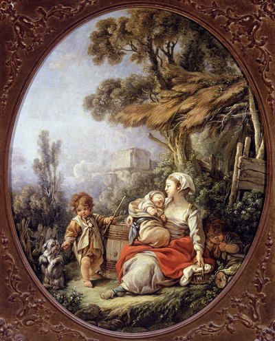 Malí psi tančí od François Boucher