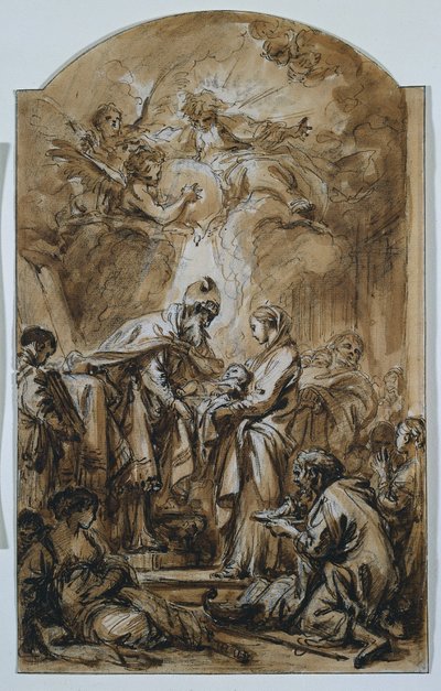 Prezentace v chrámu od François Boucher