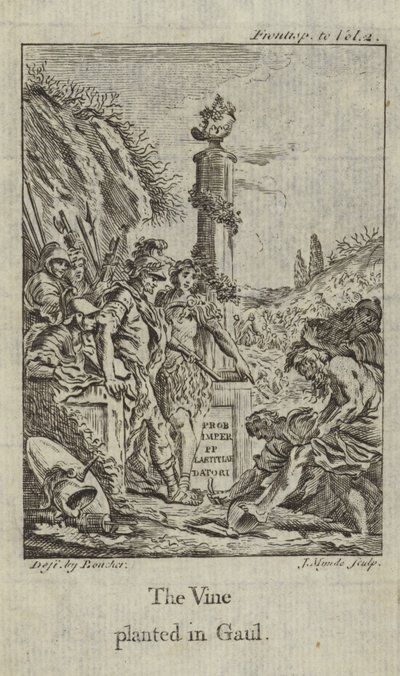 Réva zasazená v Galii od François Boucher