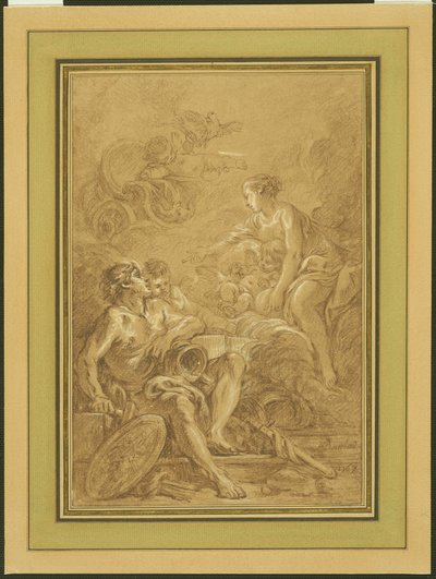 Venuše přikazuje Vulkánovi, aby vyrobil zbraně pro Aenea od François Boucher