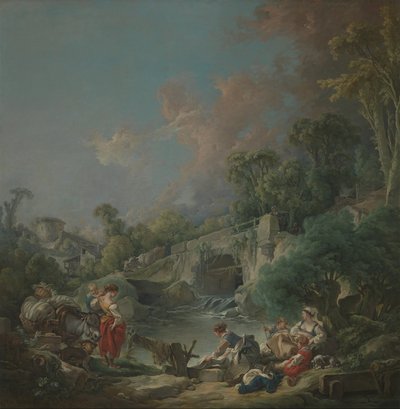 Pračky, 1768 od François Boucher