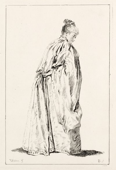 Žena stojící. od François Boucher