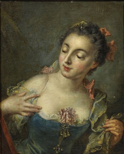 Mladá dáma vlevo od François Boucher