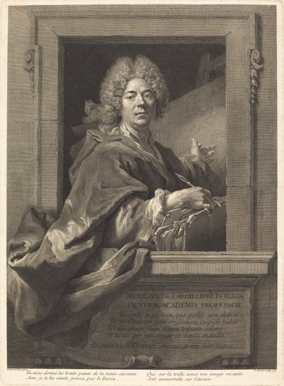 Nicolas de Largilliere od François Chereau I after Nicolas de Largillierre