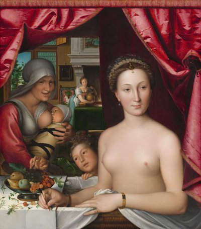 Dáma ve vaně, c. 1571. od François Clouet