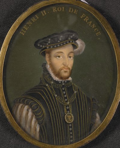 Portrét francouzského krále Jindřicha II od François Clouet