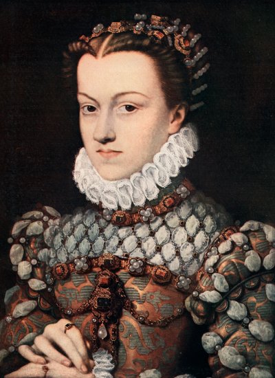 Princezna Alžběta Rakouská, c1571 1910. od François Clouet