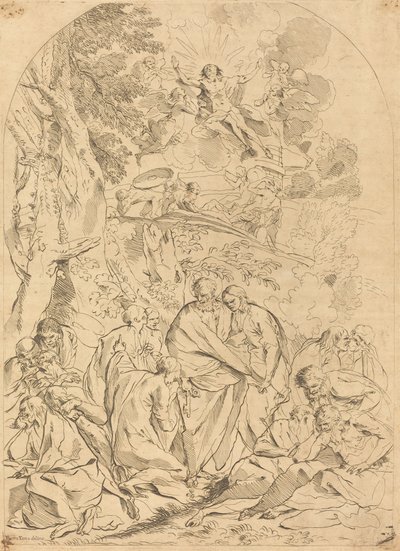 Vzkříšení od François Collignon after Pietro Testa
