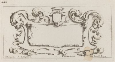 Kartuše od François Collignon after Stefano Della Bella