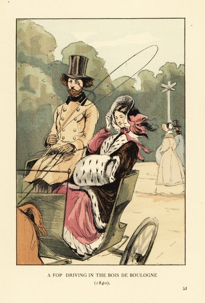 Kluk jezdící v Bois de Boulogne od François Courboin