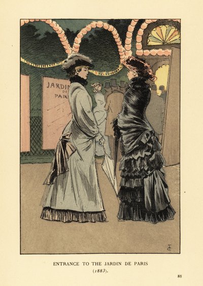 Vstup do Jardin de Paris od François Courboin