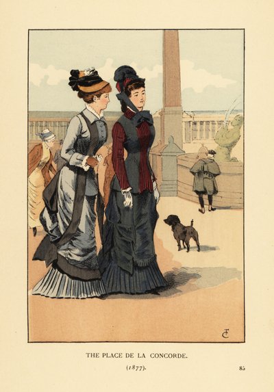 Místo z Concorde v roce 1877 od François Courboin