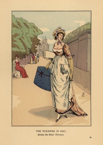procházky v Tuileries, pod říční terasou od François Courboin